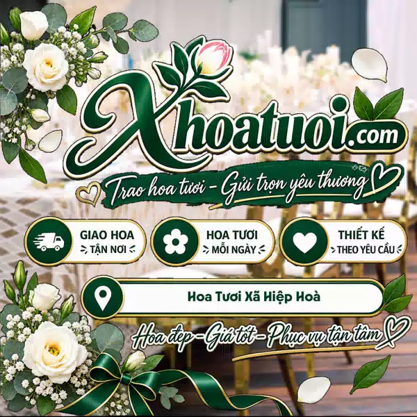 Shop Hoa Tươi Xã Hiệp Hoà, Tây Ninh - Giao Hoa Tận Nơi