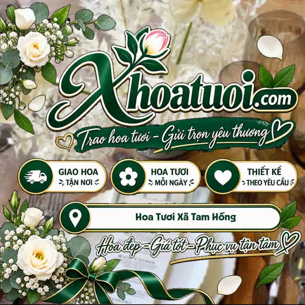 Shop Hoa Tươi Xã Tam Hồng, Phú Thọ - Đặt Hoa Giao Nhanh
