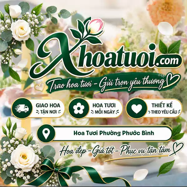 Shop Hoa Tươi Phường Phước Bình, Đồng Nai | Giao Hoa Theo Yêu Cầu