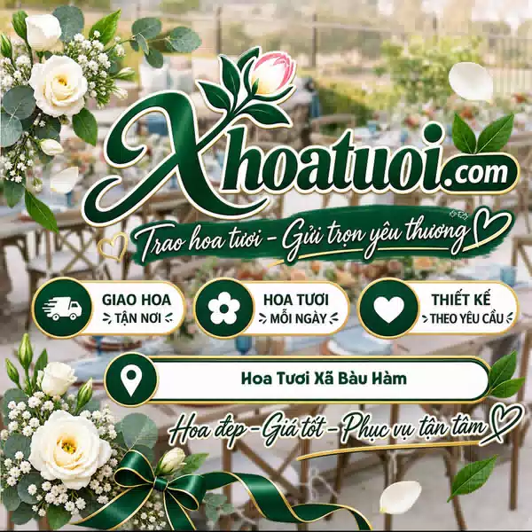 Shop Hoa Tươi Xã Bàu Hàm, Đồng Nai | Giao Hoa Theo Yêu Cầu