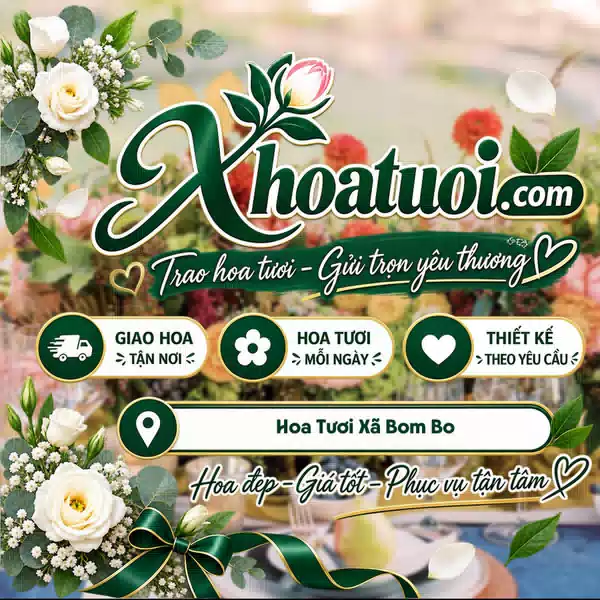 Shop Hoa Tươi Xã Bom Bo, Đồng Nai | Giao Hoa Theo Yêu Cầu