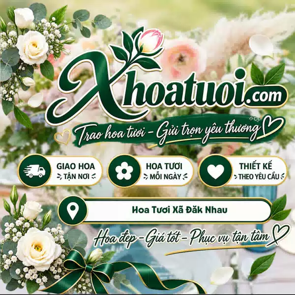 Shop Hoa Tươi Xã Đăk Nhau, Đồng Nai | Giao Hoa Theo Yêu Cầu