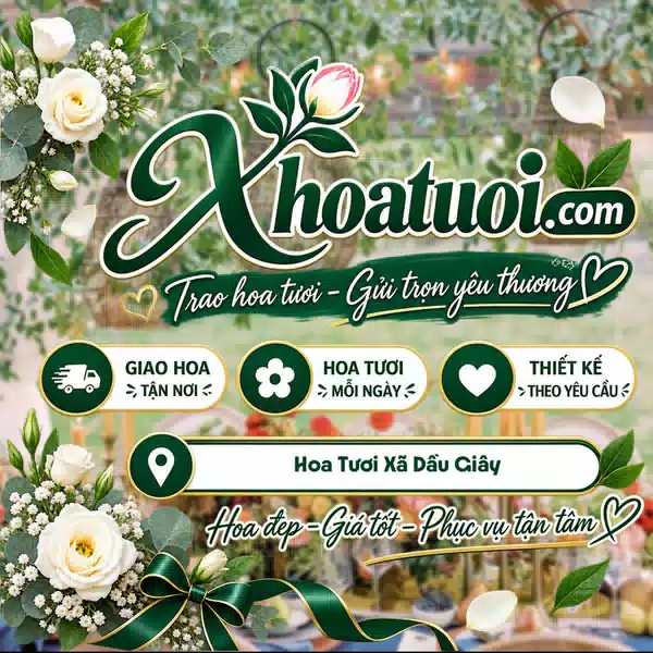 Shop Hoa Tươi Xã Dầu Giây, Đồng Nai | Giao Hoa Theo Yêu Cầu