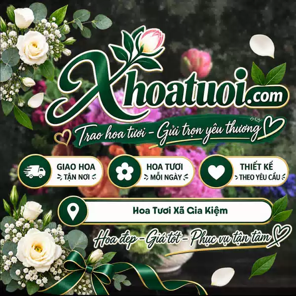 Shop Hoa Tươi Xã Gia Kiệm, Đồng Nai | Đặt Hoa Giao Tận Nơi