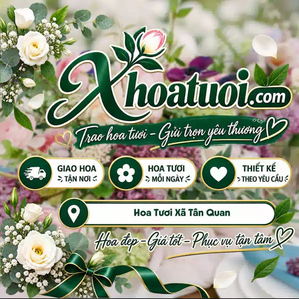Shop Hoa Tươi Xã Tân Quan, Đồng Nai | Đặt Hoa Online